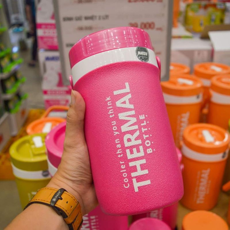 BÌNH GIỮ NHIỆT MATSU 1,5L - 2L MÀU NHŨ