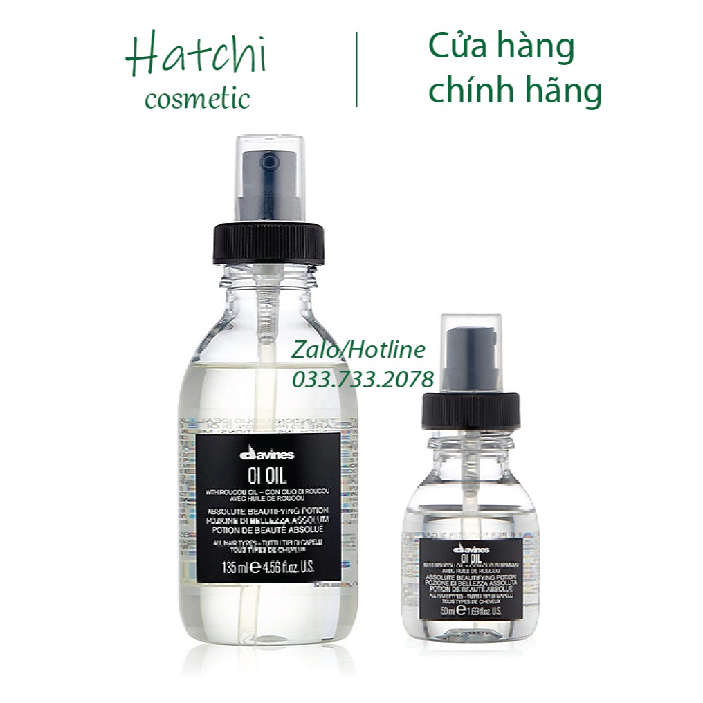 Tinh Dầu Dưỡng Tóc Hoàn Mỹ Davines Oi Oil 50-135ml
