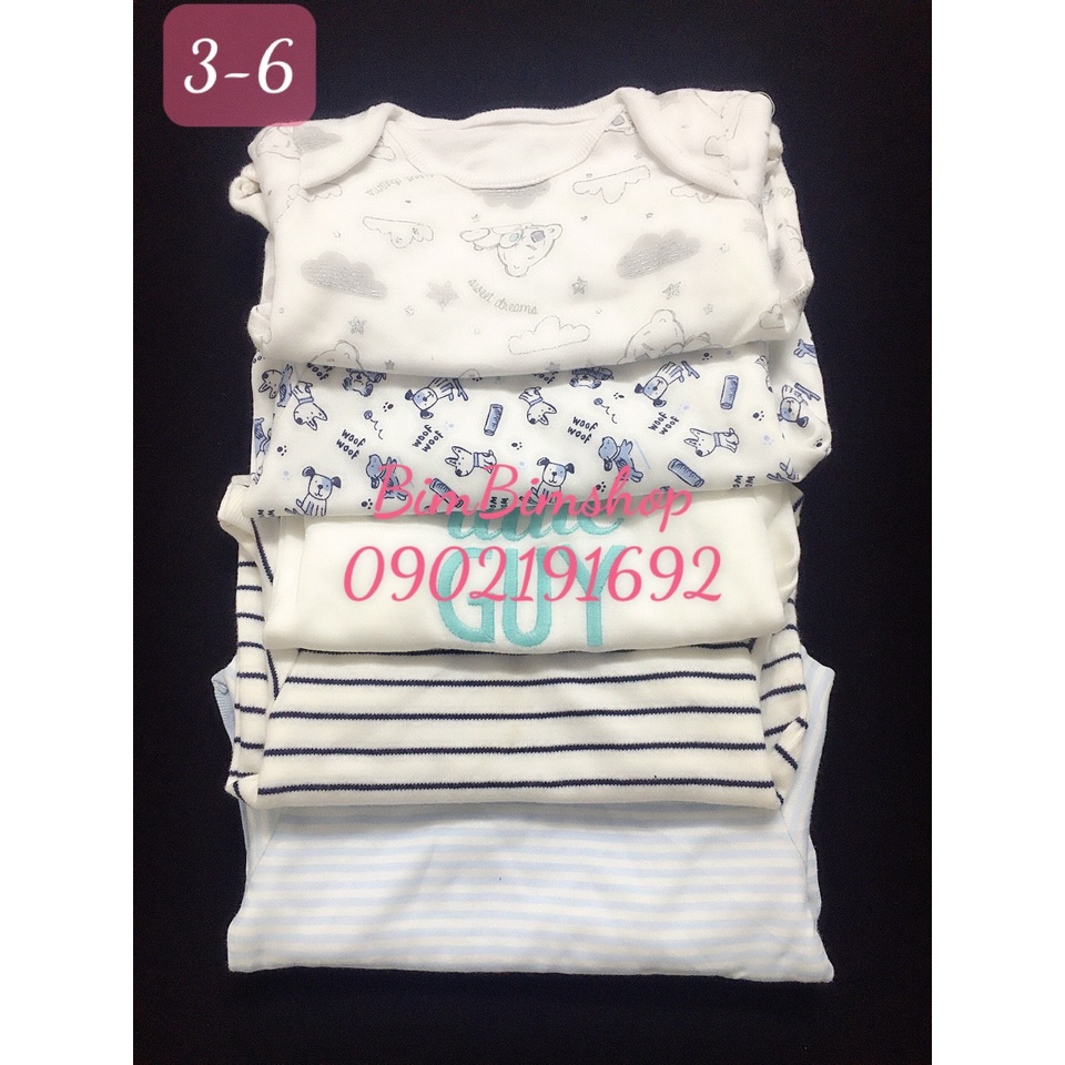 Set 5 bodychip cho bé