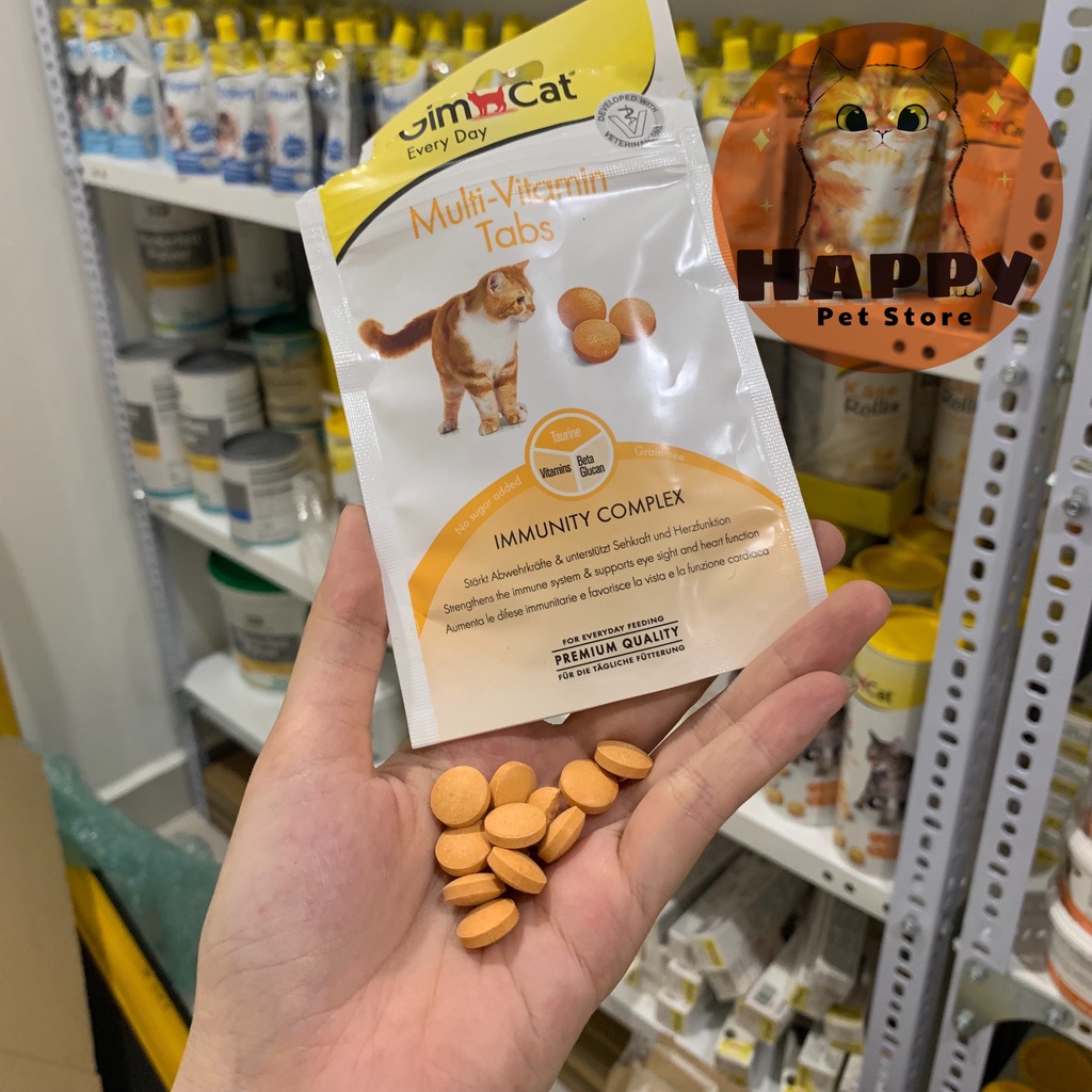 Viên vitamin Gimcat cho mèo các loại gói 40g - Snack Gimcat vitamin - Vitamin cho mèo con