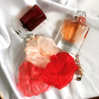 🌈HOT TREND🌈 Cột tóc Scrunchies voan kiếng nữ tính nhiều màu giá rẻ🌈 Summer Scrunchies