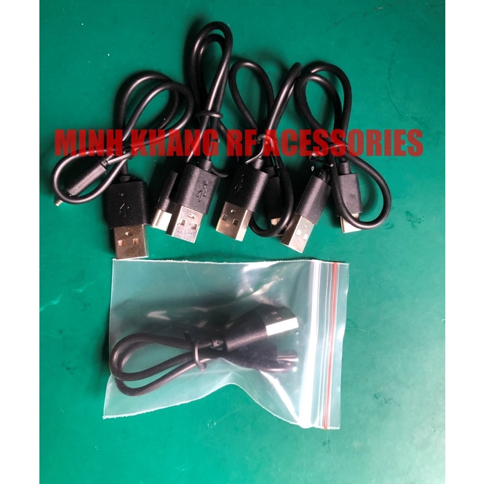 Dây cáp sạc Type C cho điện thoại, tai nghe bluetooth USB 2.0 ra USB type C 30cm