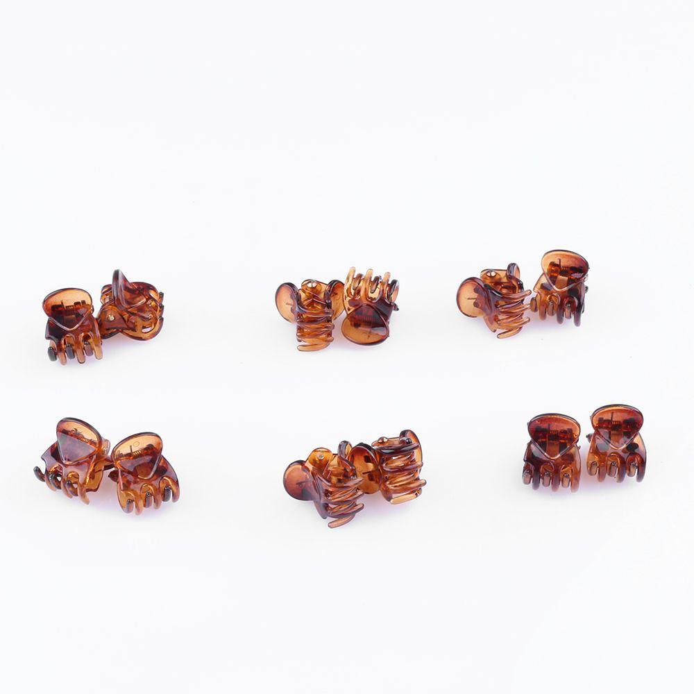 FAY Set 12 Kẹp Tóc Nhựa Màu Đen Thời Trang Cho Bé Gái