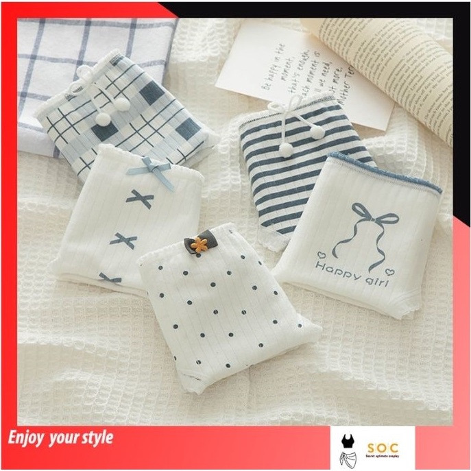 Quần lót nữ cotton không viền kháng khuẩn, quần chip nữ cotton co giãn 4 chiều mềm mịn thời trang Size M L XL Soc1092