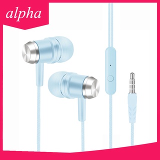 Tai nghe có dây Tai nghe in-ear jack 3.5mm có micro cho điện thoại Samsung OPPO