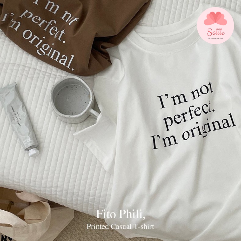 Áo thun tay lỡ oversize Unisex in chữ, áo phông form rộng Hàn Quốc cotton đẹp cá tính Sollle