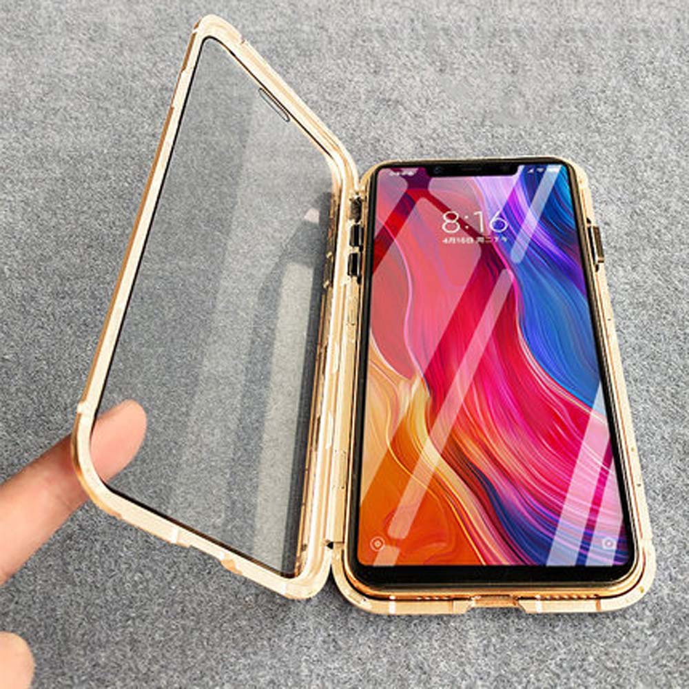 Ốp Điện Thoại Kính Cường Lực 2 Lớp Trong Suốt Bảo Vệ Toàn Diện Cho Iphone 12 Pro Max