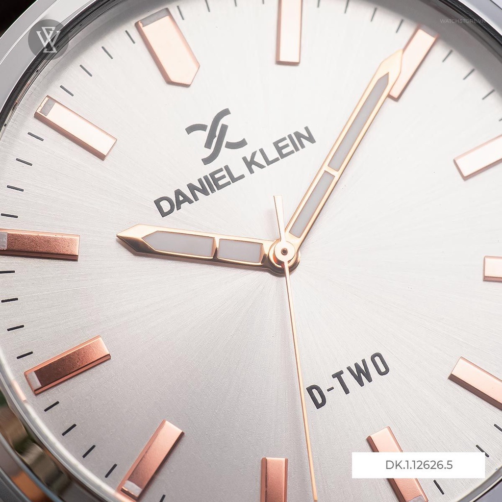 Đồng Hồ Quartz Nam Daniel Klein WATCHSTORE DK.1.12626.5 Mặt Kính Khoáng 43mm, Dây Da, Vỏ Thép Không Gỉ