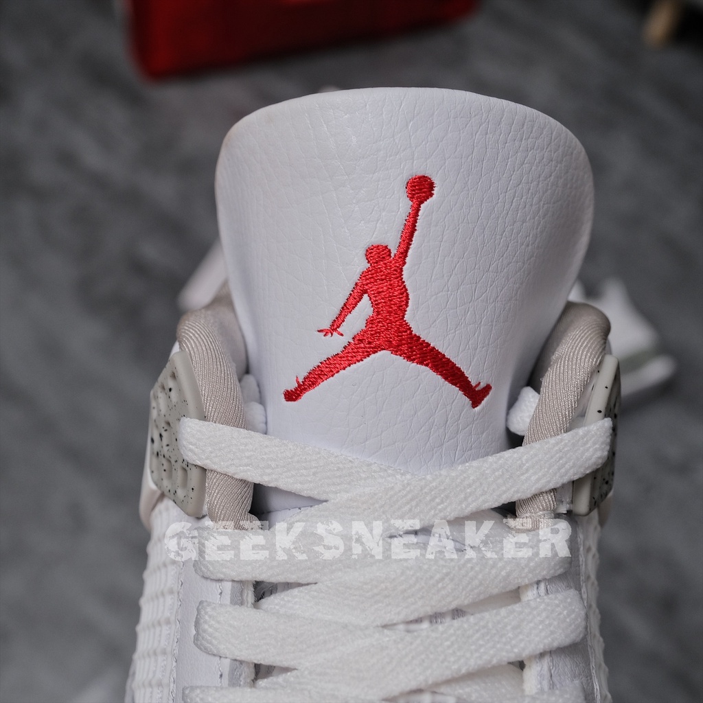 Nguyên Bản SC  Giày Sneaker Jordan 4 Oreo  “ Tech Grey “