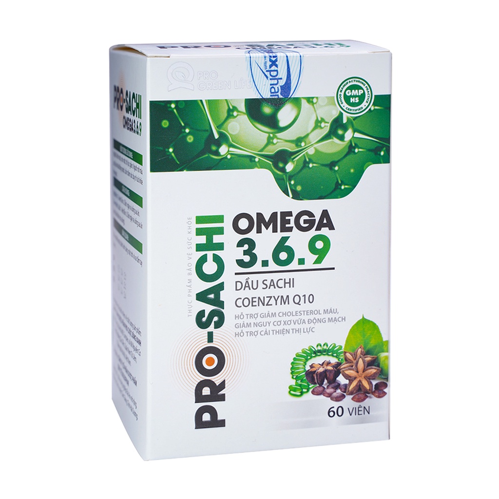 Thực phẩm Pro Green Life bảo vệ sức khỏe Pro-sachi Omega 3.6.9