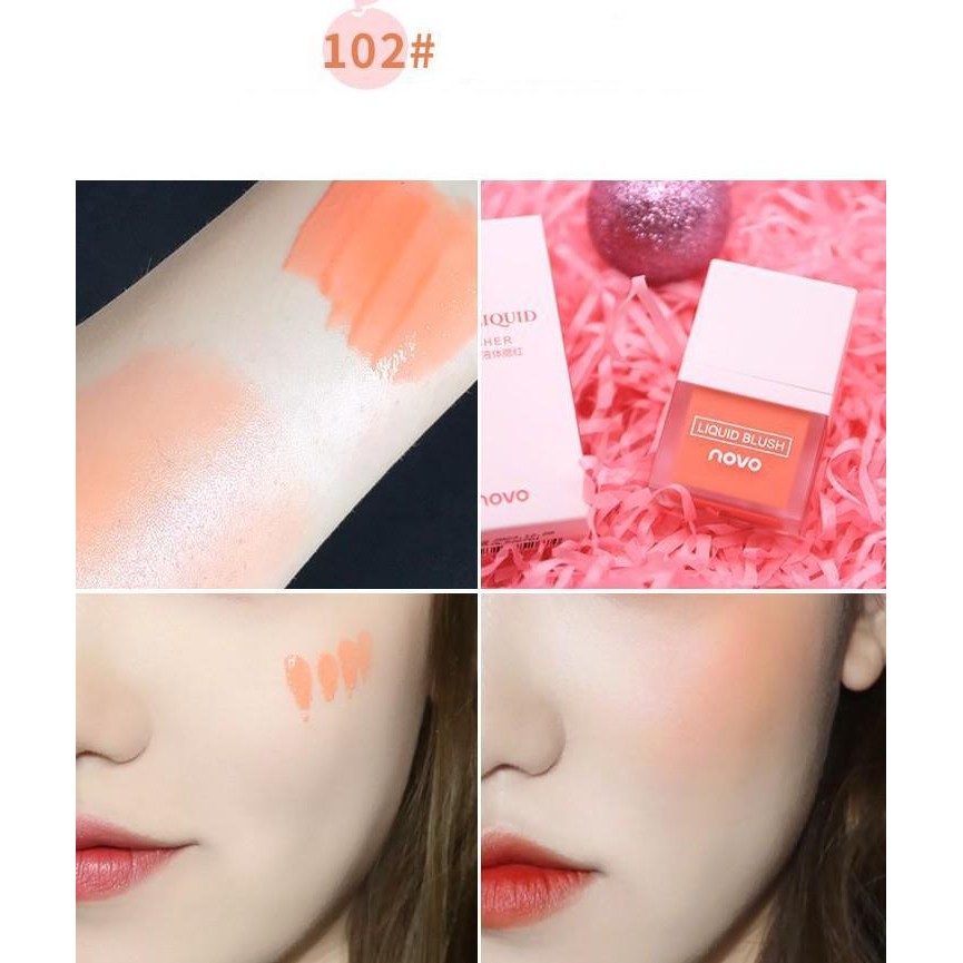 Phấn Má Hồng Dạng Kem NOVO Juice Liquid Blusher