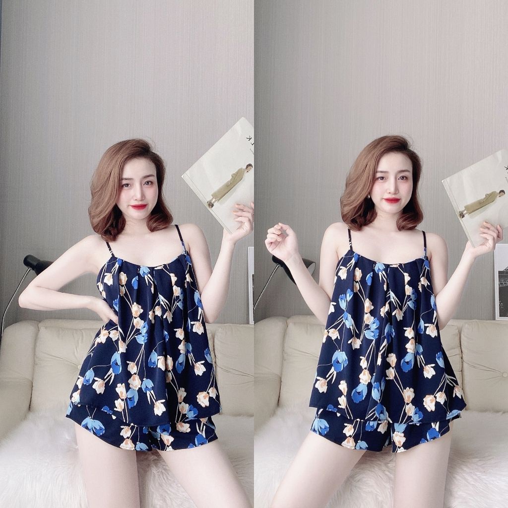 Đồ Ngủ Nữ BIGSIZE❣️FREE SHIP❣️ Đồ Ngủ Sexy lụa Mango cao cấp mềm mại xinh xắn &lt; 70KG