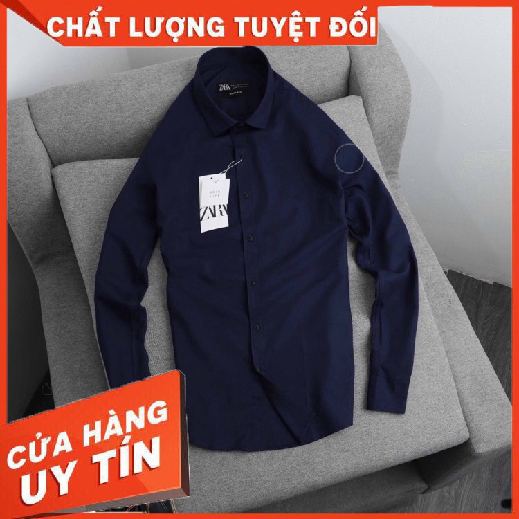 Áo sơ mi dài tay Zara cao cấp man Slim Fit VNXK