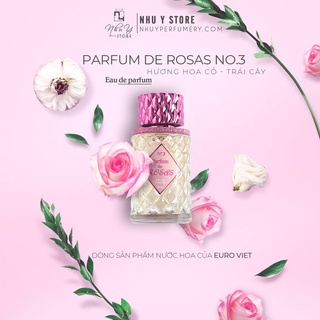 Nước hoa nữ PARFUM DE ROSAS No.3  70ml - Sang trọng, gợi cảm