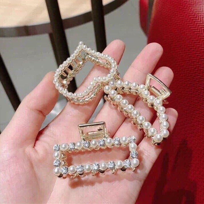 Set 3 Chiếc Cặp Tóc Đá Cao Cấp Nữ