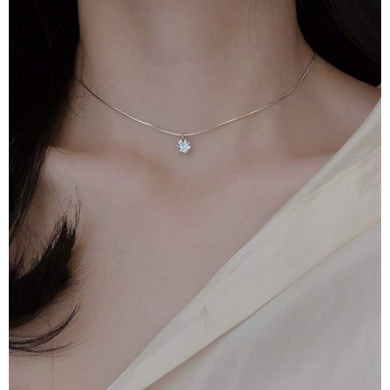 Dây chuyền nữ Bạc ta , siêu đẹp siêu rẻ - Vàng bạc Khải Khải