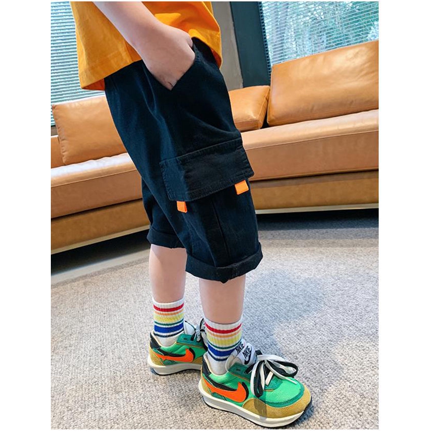 Quần Short Yếm Phong Cách Hàn Quốc Cho Bé Trai