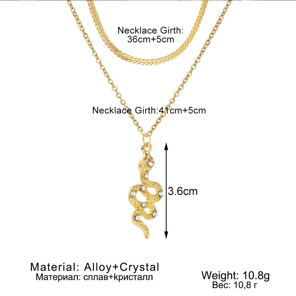 Vòng cổ Nhiều Lớp Bằng Hợp Kim Dày WMES15H Y2K Thời Trang Cho Nam Và Nữ