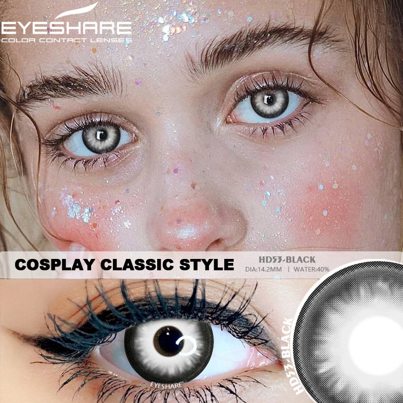 [Hàng mới về] Cặp kính áp tròng EYESHARE nhiều màu sắc tùy chọn dành cho trang điểm hóa trang độc đáo