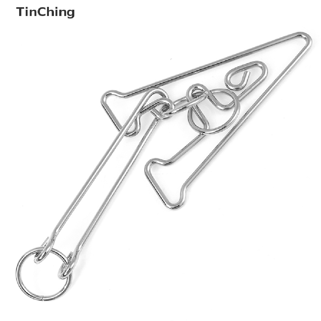Bộ Đồ Chơi Xếp Hình Chữ A Bằng Kim Loại Thử Thách Trí Não Cho Người Lớn Và Trẻ Em