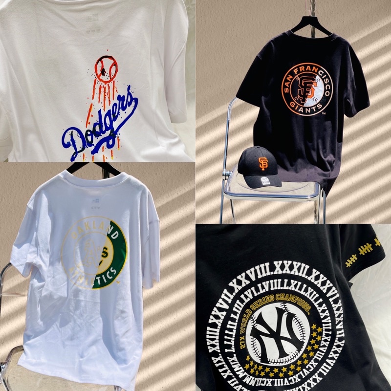 [CHÍNH HÃNG] ÁO THUN CỔ TRÒN NEW ERA BIG CIRCLE OAKLAND ATHETICS TRẮNG XANH LÁ - TEE FULL TEM TAG / 12354539 - 13086579