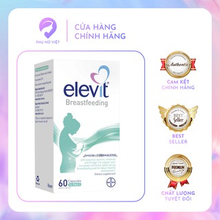Elevit sau sinh breastfeeding của úc, elevit bú,, 60 viên date 2023