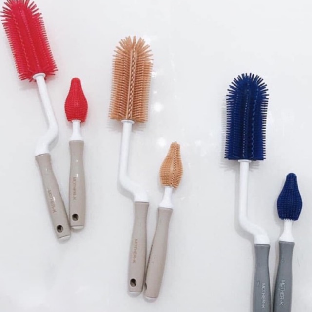 CHỔI CỌ BÌNH SỮA SILICONE MOTHER-K HÀN QUỐC [ CHÍNH HÃNG TEM NHẬP KHẨU MOTHERK ]