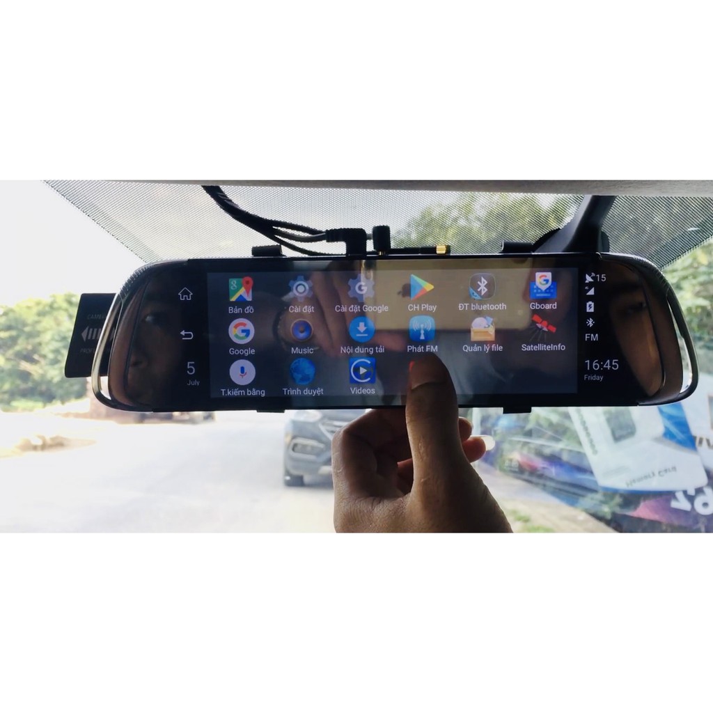 Camera hành trình gương Android FL-G1