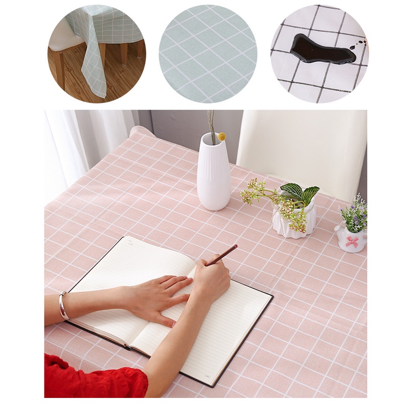 Khăn Trải Bàn Caro Chất Liệu Không Thấm Nước PVC (137*152cm) , Dùng Làm Phông Nền Chụp Ảnh, Khăn Trải Picnic Dã Ngoại