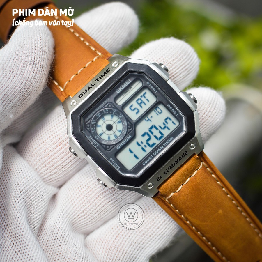 Phim dán dẻo chống trầy đồng hồ Casio AE1200, SKMEI 1335