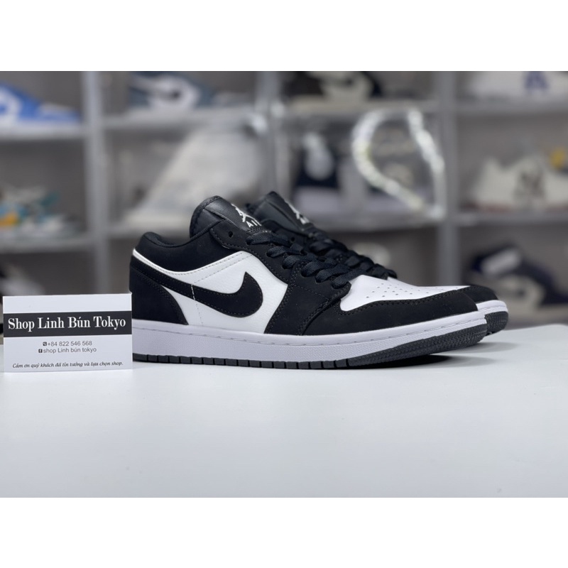 Giày Sneaker Low black white thấp đen trắng  kèm phụ kiện