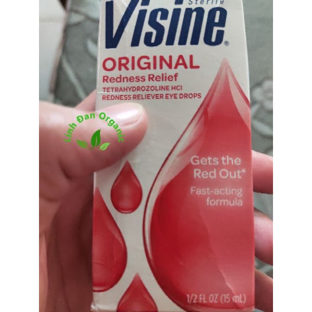 (MỚI) Nhỏ Mắt Visine Original Mỹ 15ml date 2024