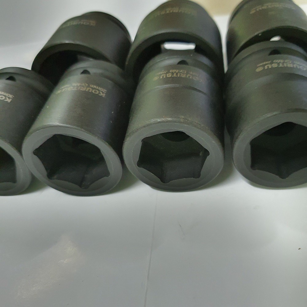 Bộ Khẩu đen 3/4 inch Nhật Bản Kouritsu thép CR-Mo (Bộ tuýp 3/4)
