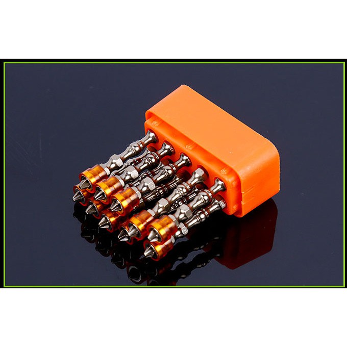 Hộp Mũi Vít 4 Cạnh Có Nam Châm Trợ Lực Dài 65mm