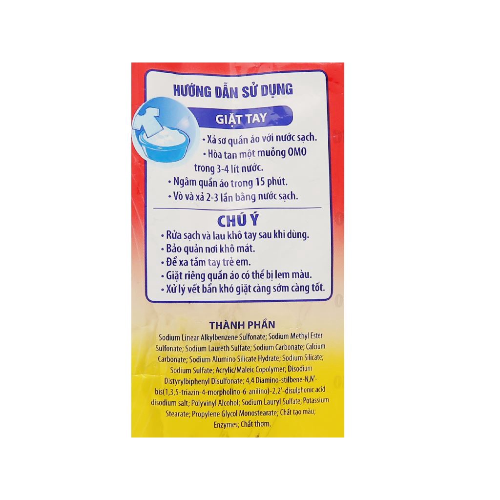 Bột giặt OMO Comfort tinh dầu thơm nồng nàn xoáy bay vết bẩn và hương thơm bền lâu 720g