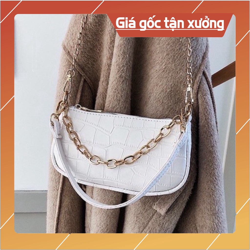 Túi Kẹp Nách Da Vân cá sấu phong cách Hàn quốc shoptuixach6688