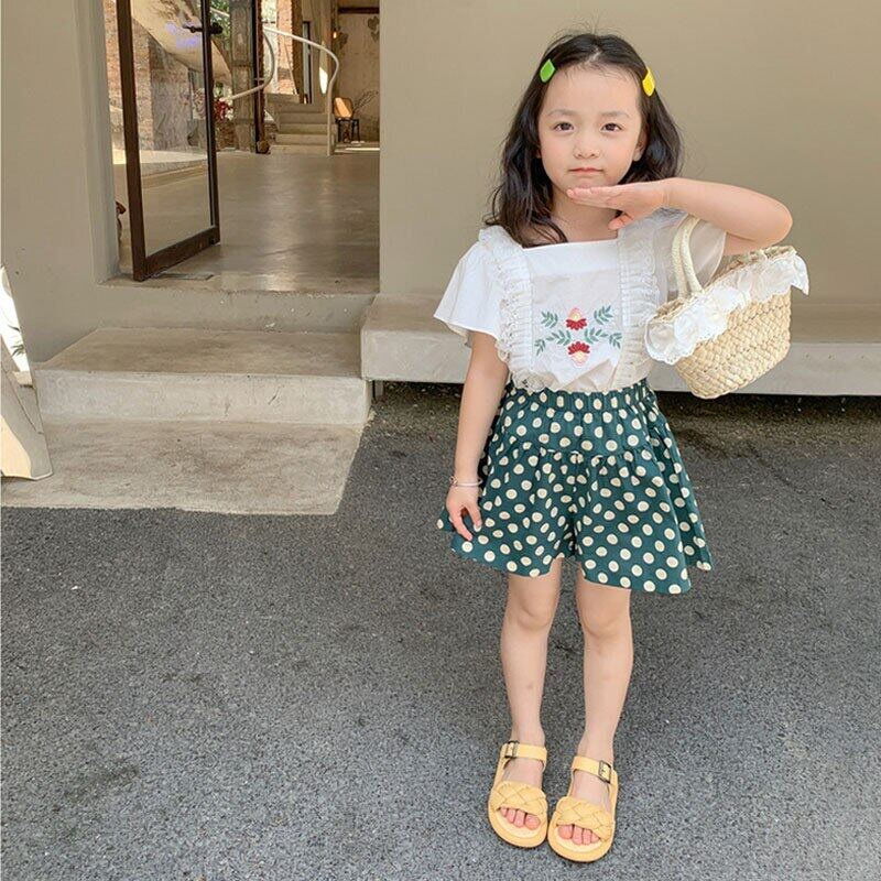 Quần Short Chấm Bi Cho Bé 2-6 Tuổi