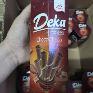 Bánh Quế Deka ( choco, choco đậu phộng, trà xanh )