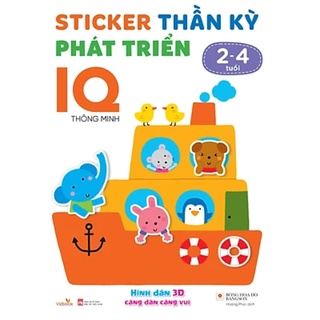 Sách - Sticker thần kỳ phát triển IQ