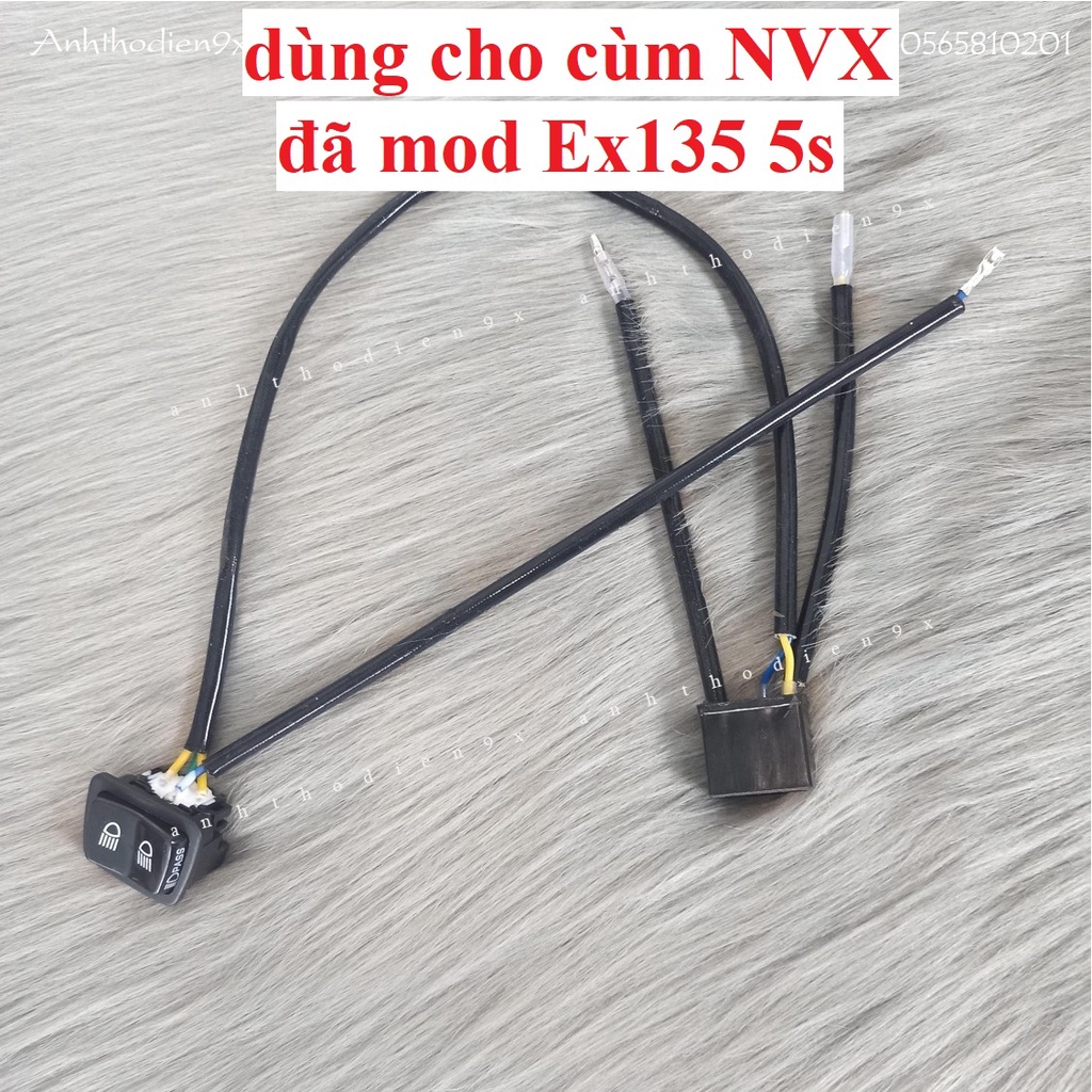 Nút Passing Gắn Như Zin Cho Cùm NVX v1, Cùm NVX Mod Ex135, Mio