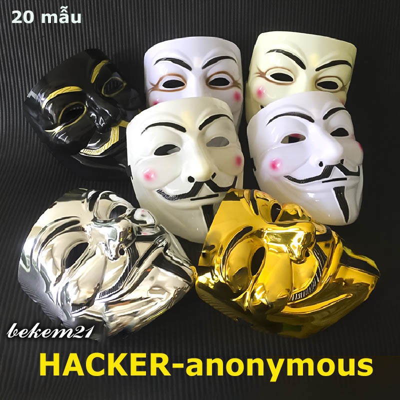 [RẺ VÔ ĐỊCH]-20 MẪU MẶT NẠ HACKER VÀNG BÓNG ANONYMOUS 2020 HÀNG NHẬP KHẨU LOẠI 1 CHẤT SƠN ĐẸP BÓNG