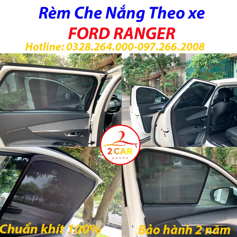 Rèm Che Nắng Xe Ford Ranger , Rèm Chắn Nắng Xe Ford Ranger , Chuẩn Khít Theo Xe - Bảo Hành 2 Năm