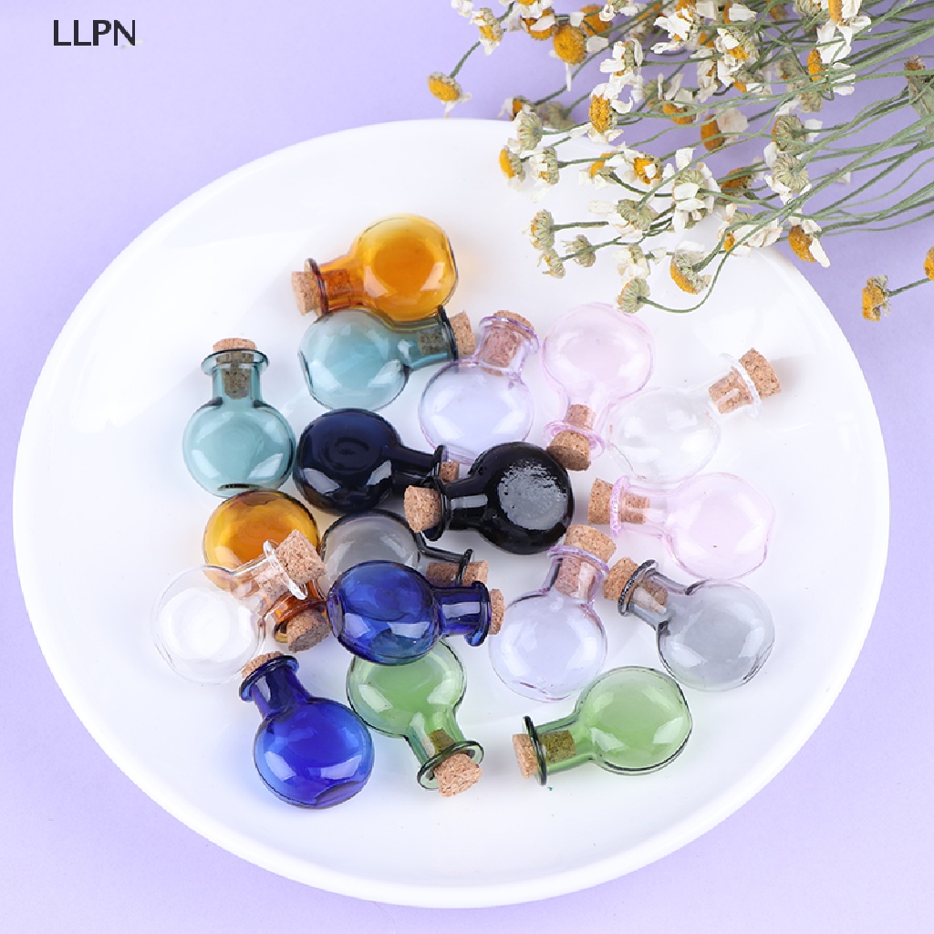 Bộ 2 Lọ Điều Ước Thủy Tinh Mini Có Nút Bần