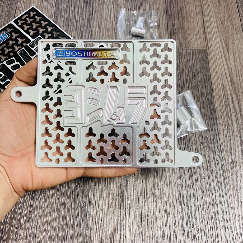 CHE KÉT NƯỚC NHÔM CNC TỔ ONG CHO SH 2020 , VARIO 160 HÀNG CAO CẤP