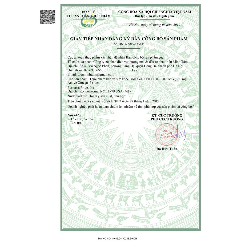 Dầu cá bổ sung EPA DHA bổ mắt, não, tim mạch, tăng cường hệ miễn dịch Puritan's Pride Omega 3 Fish Oil 1000mg | Thế Giới Skin Care