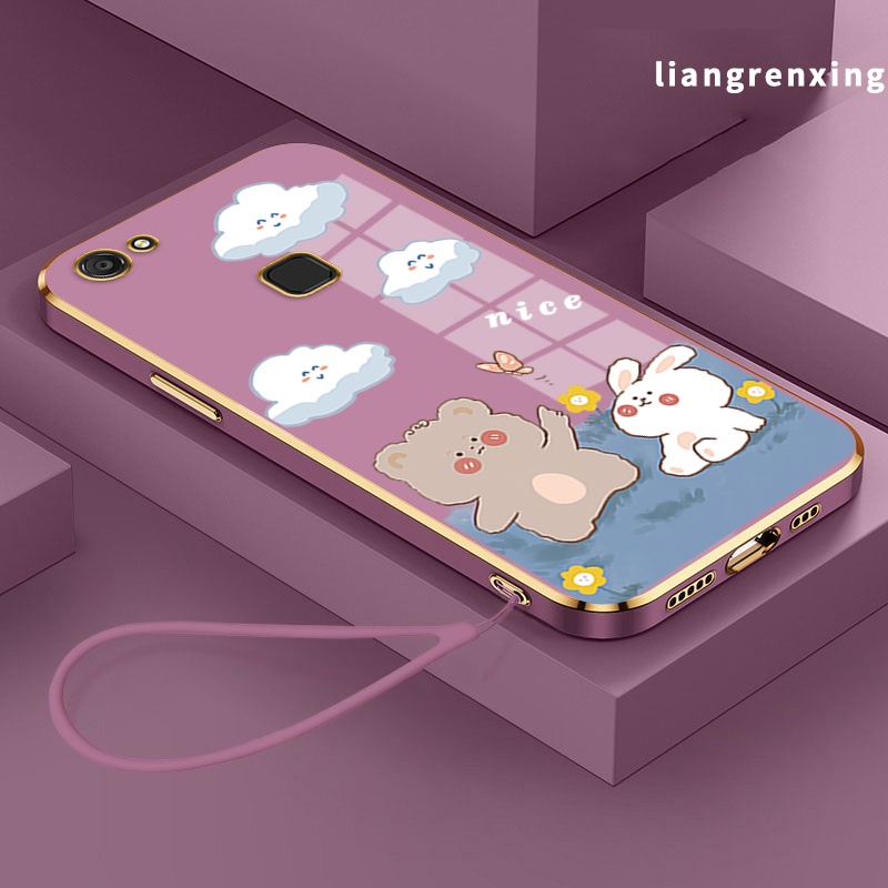 Ốp Điện Thoại Silicon Mềm Mạ Điện Chống Sốc Cho VIVO V7 PLUS VIVO V7 Ddx01