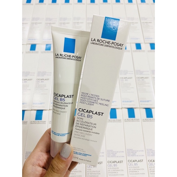 Kem La Roche-Posay Cicaplast Gel B5 40ml cho da dầu phục hồi mờ sẹo thâm tái tạo làn da sau mụn có thể làm kem dưỡng ẩm