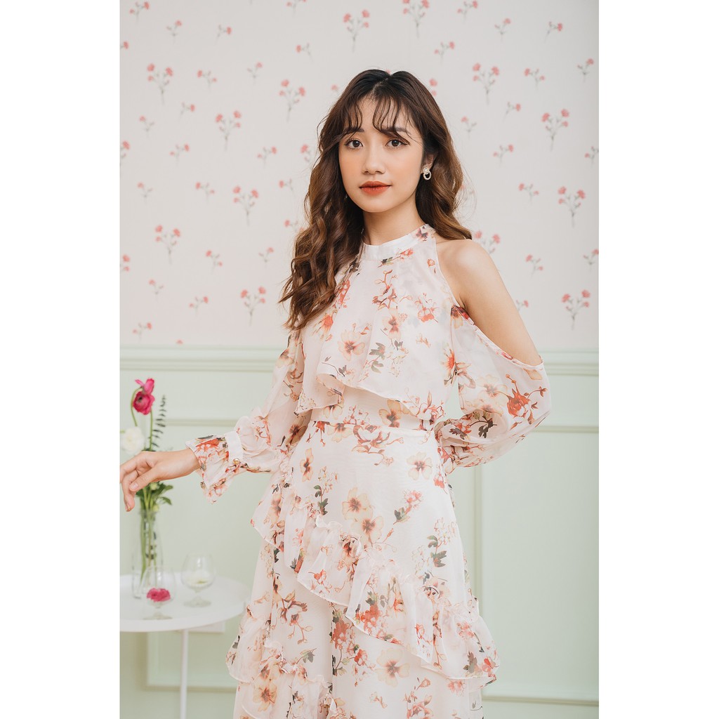 ⚡FREESHIP⚡ Váy đầm nữ CoupleLADESIGN Best Seller Sarah Dress cổ yếm khoét vai dáng xòe nhẹ bay siêu tiểu thư, sang chảnh | BigBuy360 - bigbuy360.vn