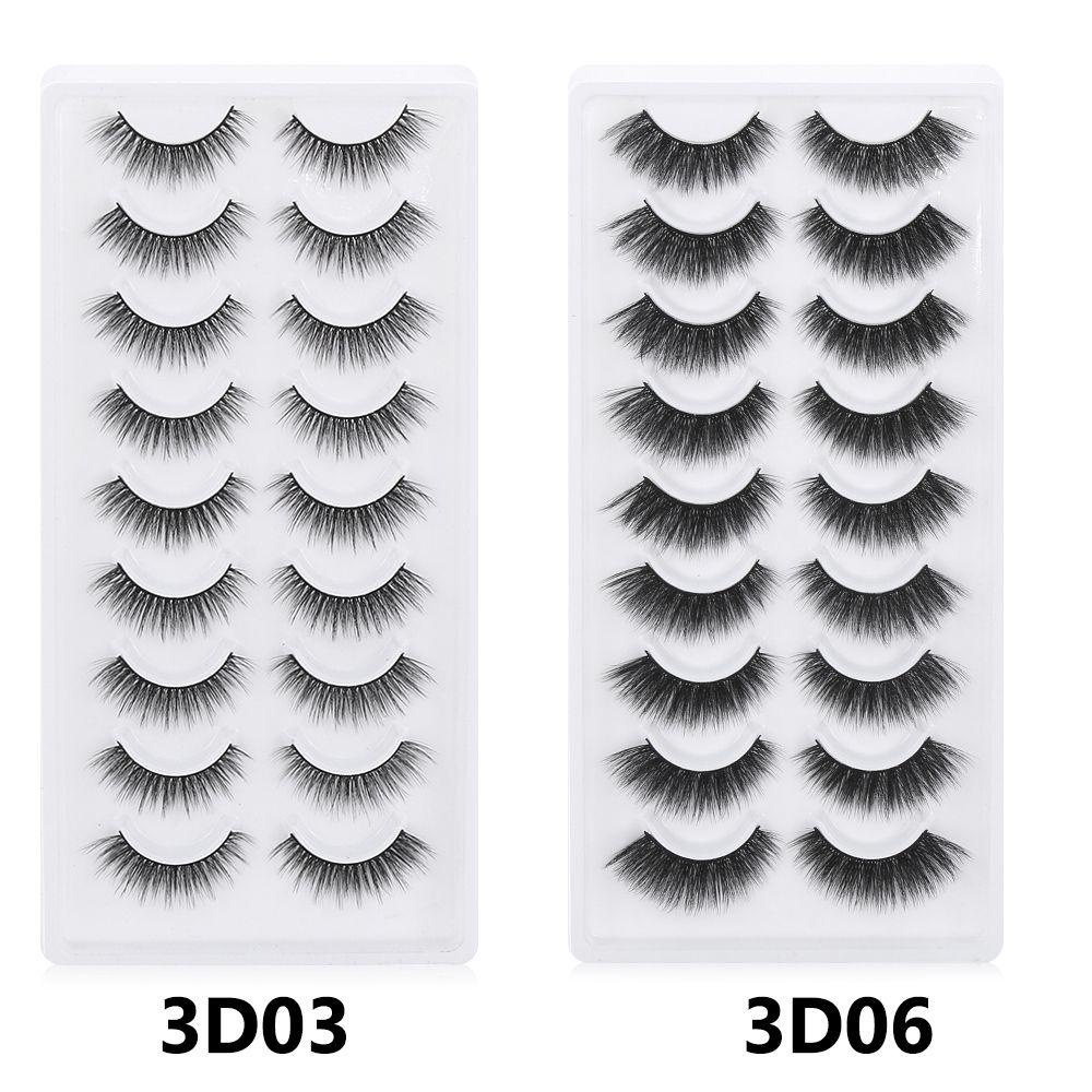 Bộ 18 Cặp Lông Mi Giả Nối Dài Tự Nhiên Tái Sử Dụng Linh Hoạt XIANTIN SKONHED