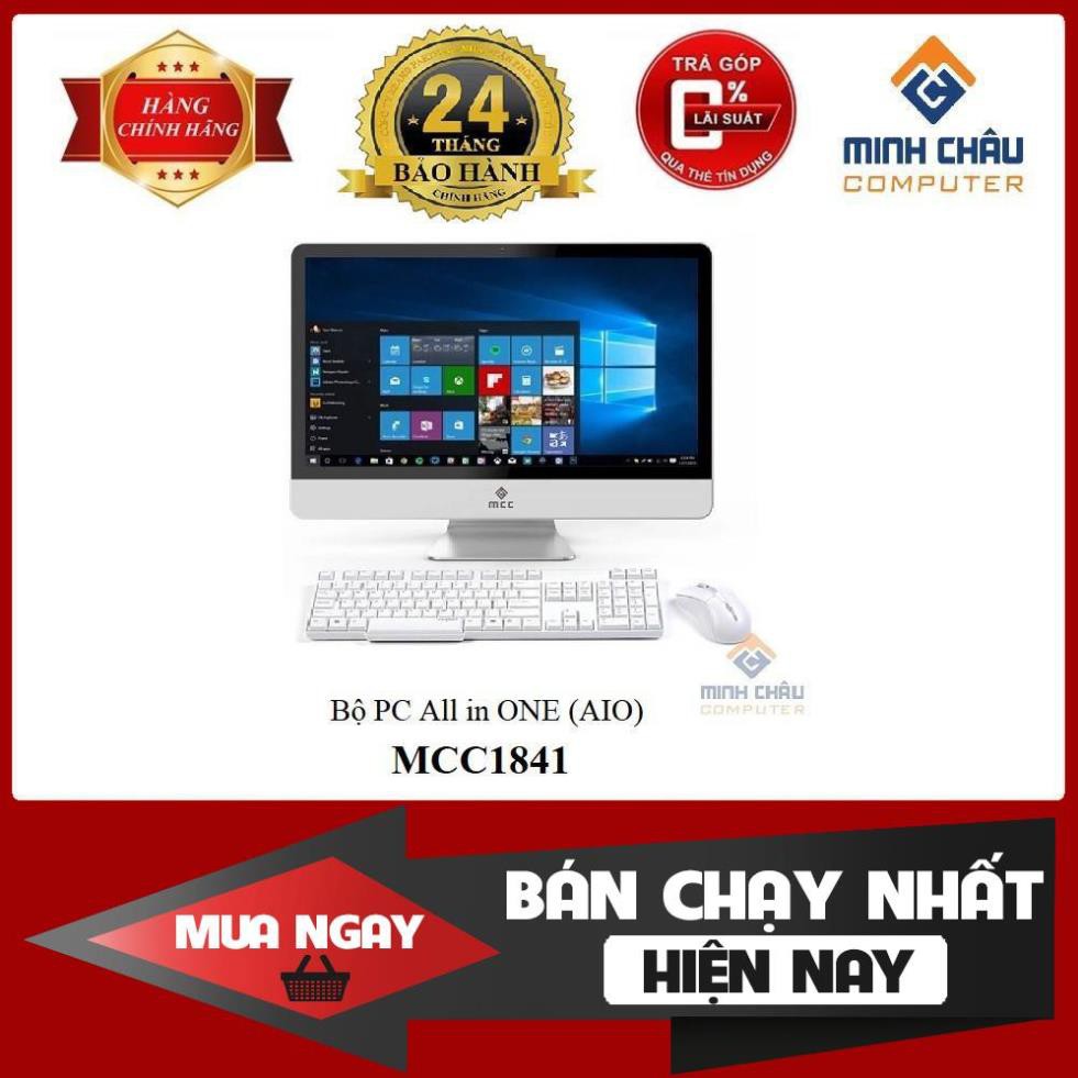 Bộ PC All in ONE MCC1841 tích hợp wifi Camera học Online (Màu trắng) - BH chính hãng 24T | BigBuy360 - bigbuy360.vn